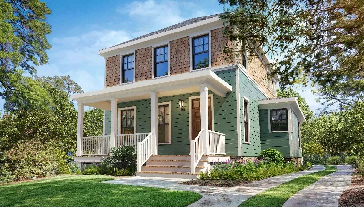 image of beach house plan 8650